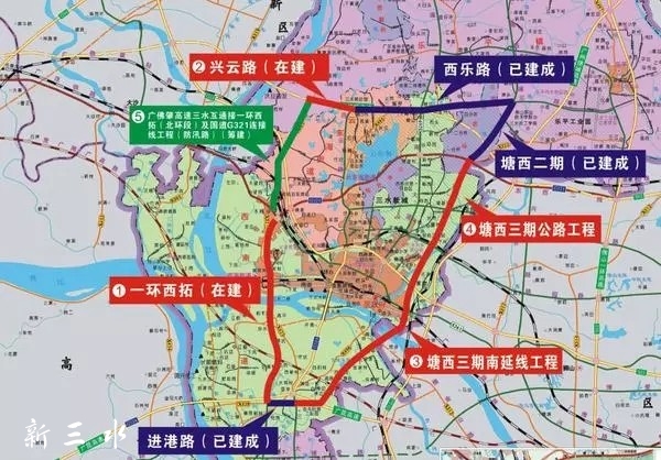 西南将迎大爆发!三水中心环线动工,金本将纳入中心城区范围!