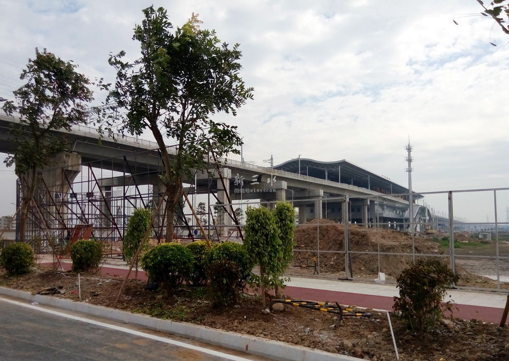 新消息:"三水新汽车客运站"综合体 名叫 -- 天聚广场 .